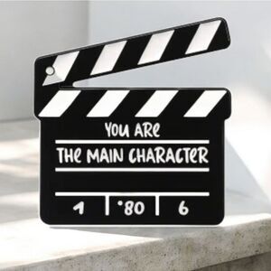 Director Slate Black & White Clapperboard Sign Movie Quote Actor Actress Film TV